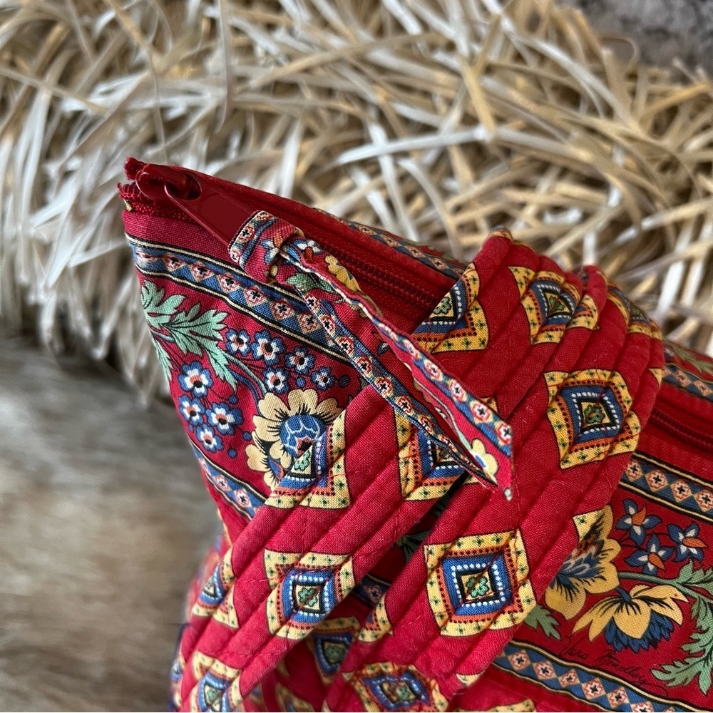 Vera Bradley Red Patterned Tote - image 5